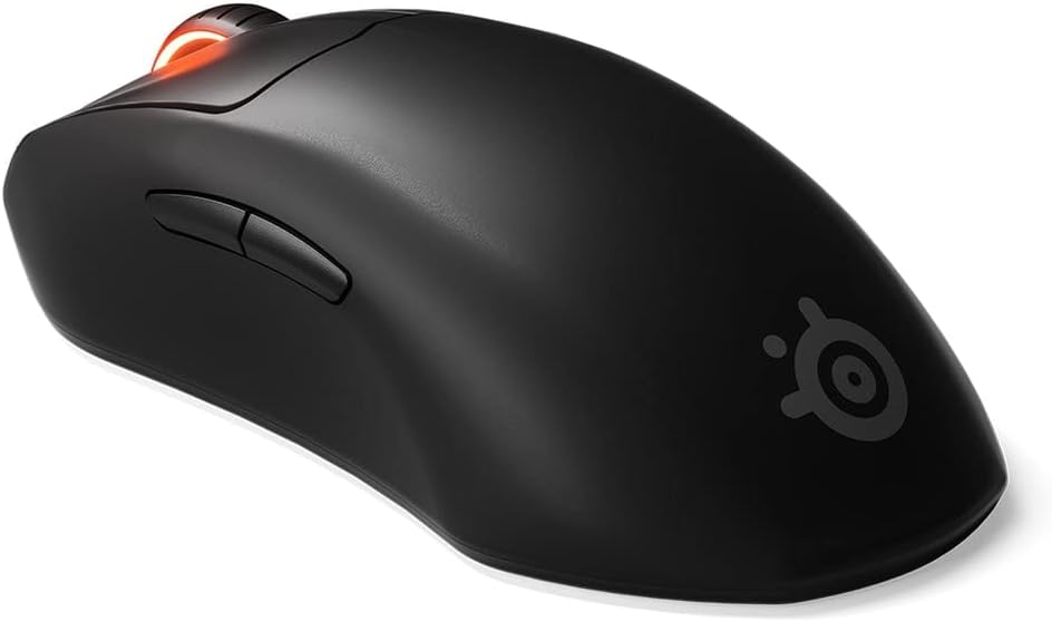 SteelSeries Prime Wired Gaming Mouse with RGB Lighting - Black