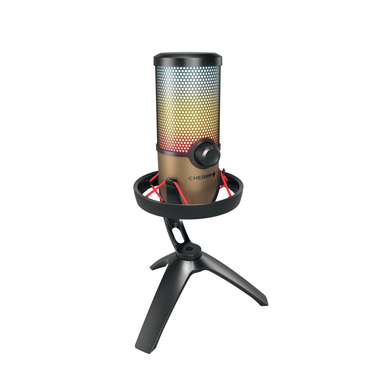 CHERRY UM 9.0 PRO RGB USB Microphone - Black/Copper