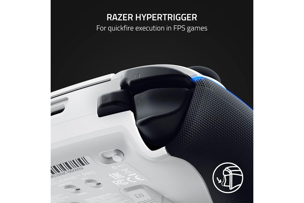 Razer Wolverine V2 Pro Wireless Gaming Controller for PS5 and PC - White