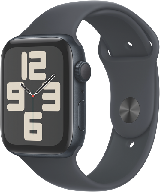 Apple Watch SE (2nd Generation)(44mm) - GPS + Cellular - Aluminium Case - Sport Band (M/L) - Midnight