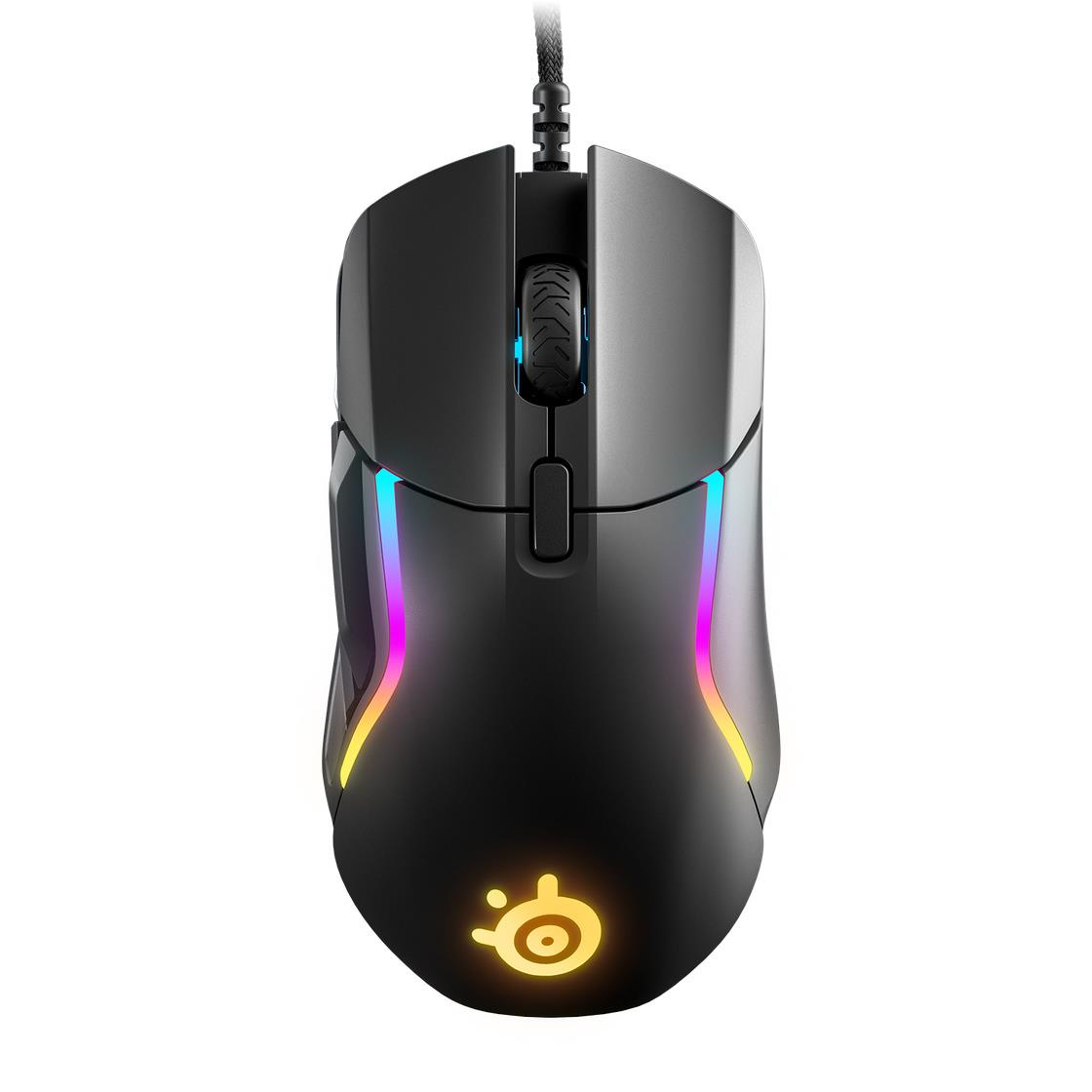 SteelSeries Rival 5 Wired Gaming Mouse - Black
