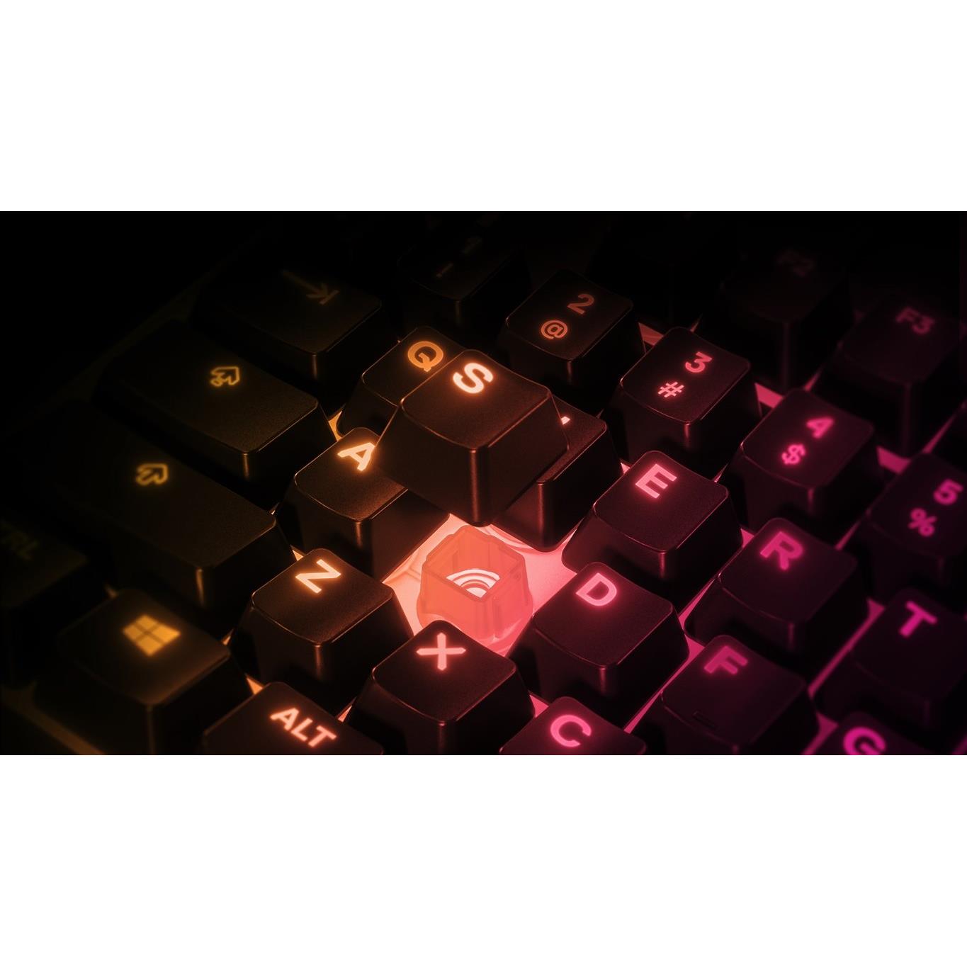 SteelSeries Apex 3 TKL Wired Membrane Whisper Quiet Switch Gaming Keyboard with RGB - Black