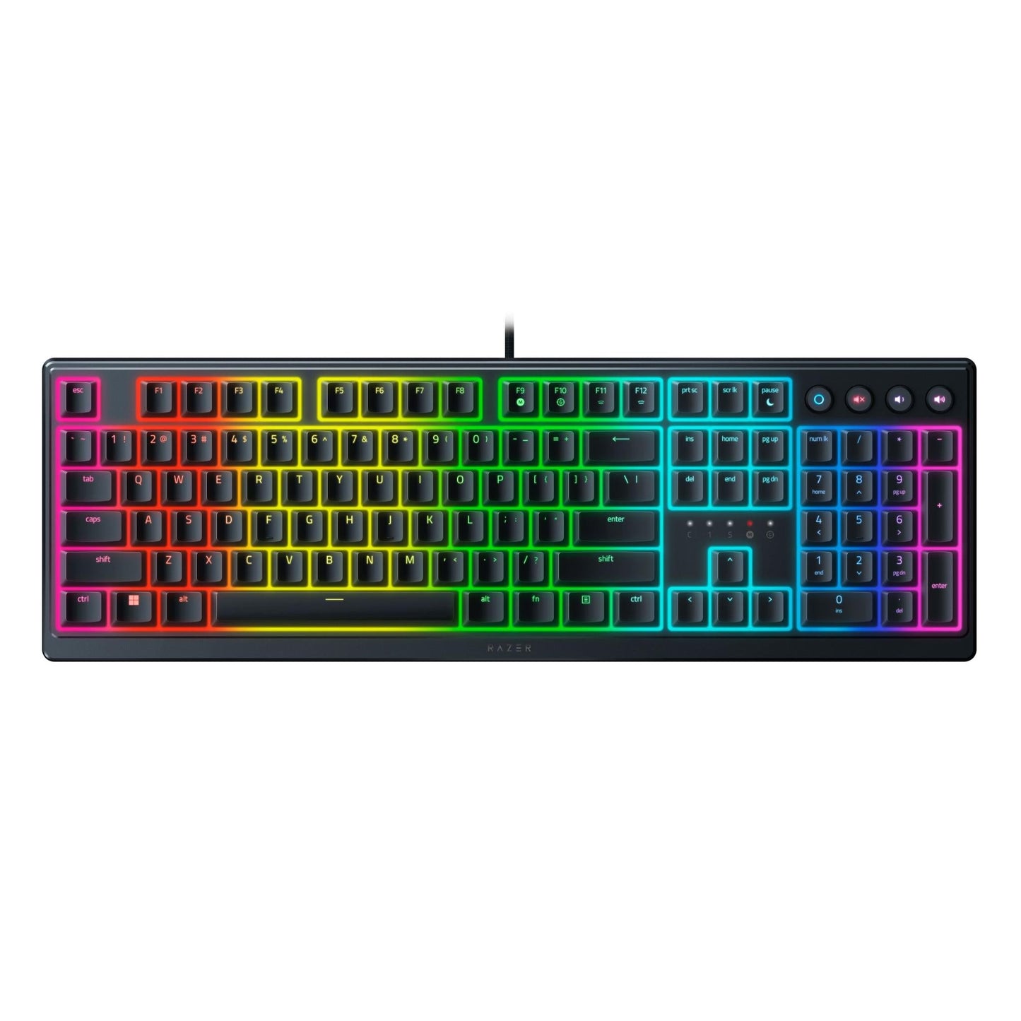 Razer Ornata V3 Low-profile Ergonomic RGB Gaming Keyboard Full-Size