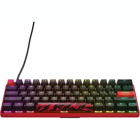 SteelSeries  Apex 9 Mini 60% Wired OptiPoint Adjustable Actuation Switch Gaming Keyboard - FaZe Clan Edition