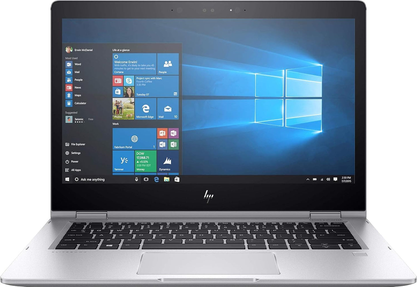 HP EliteBook x360 1030 G2 - 13.3" - Intel i5 7th gen - 8GB Ram - 256GB SSD