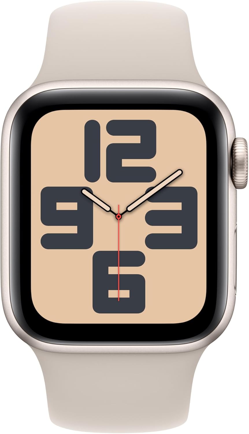 Apple Watch SE (2nd Generation)(40mm) - GPS + Cellular - Sport Band (S/M) – Starlight