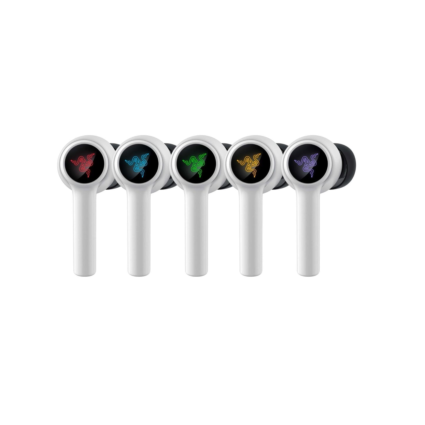 Razer Hammerhead HyperSpeed Wireless Noise Cancelling Gaming Earbuds - For PS5 / PC / Mobile - White