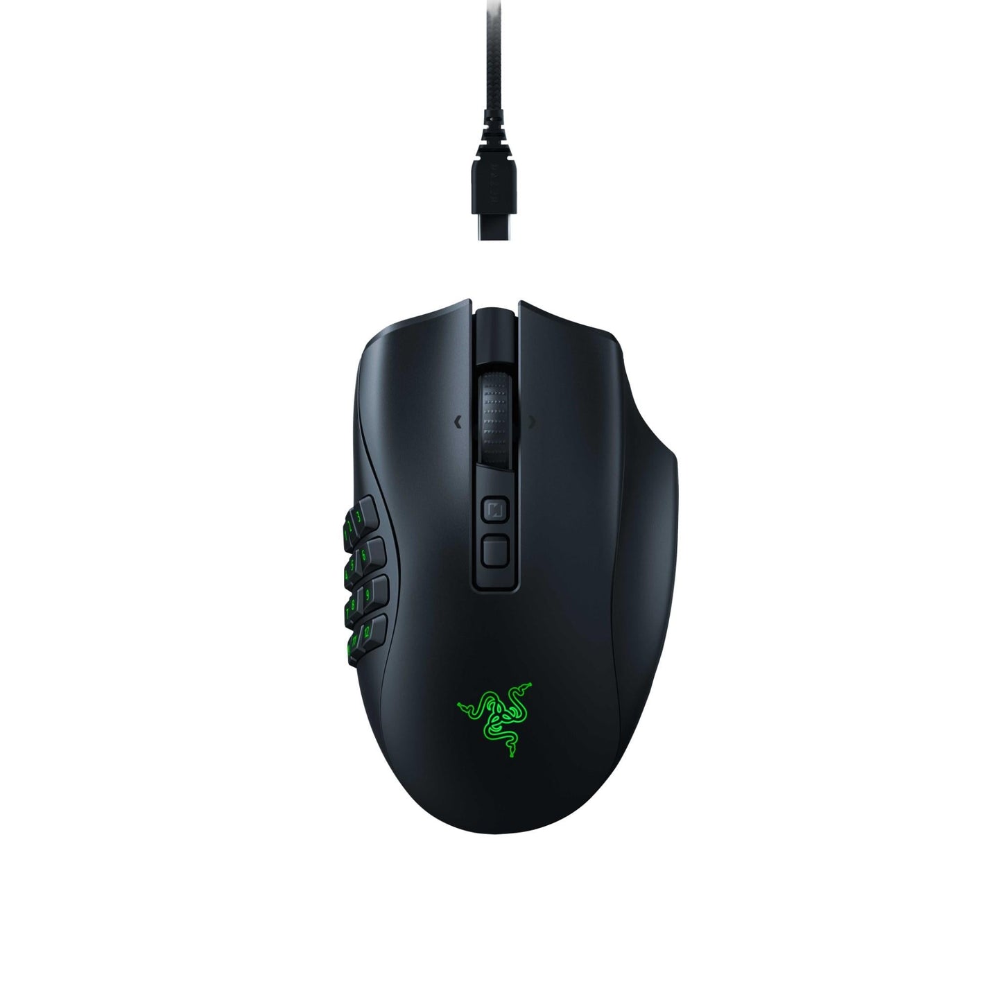Razer Naga V2 Pro Modular Wireless MMO Gaming Mouse - Black