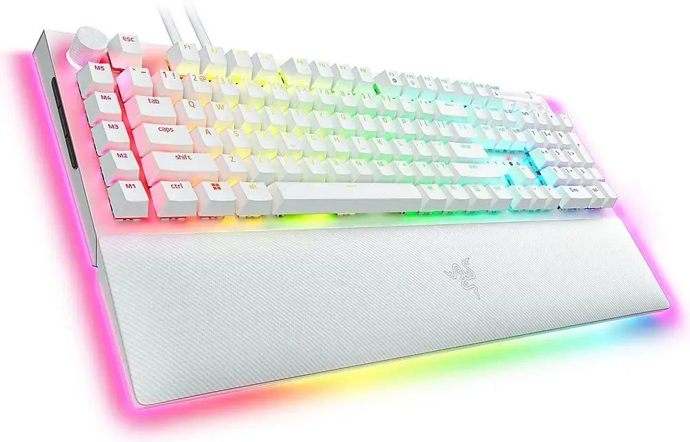 Razer BlackWidow V4 Pro Mechanical Gaming Keyboard RGB - Green Switch - White