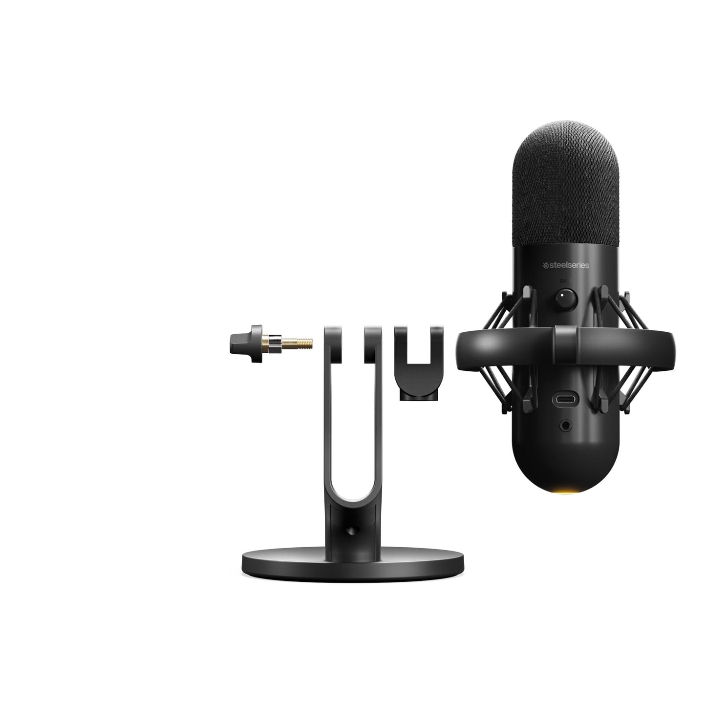 SteelSeries  Alias USB Mic for Gaming Streaming and Podcasting