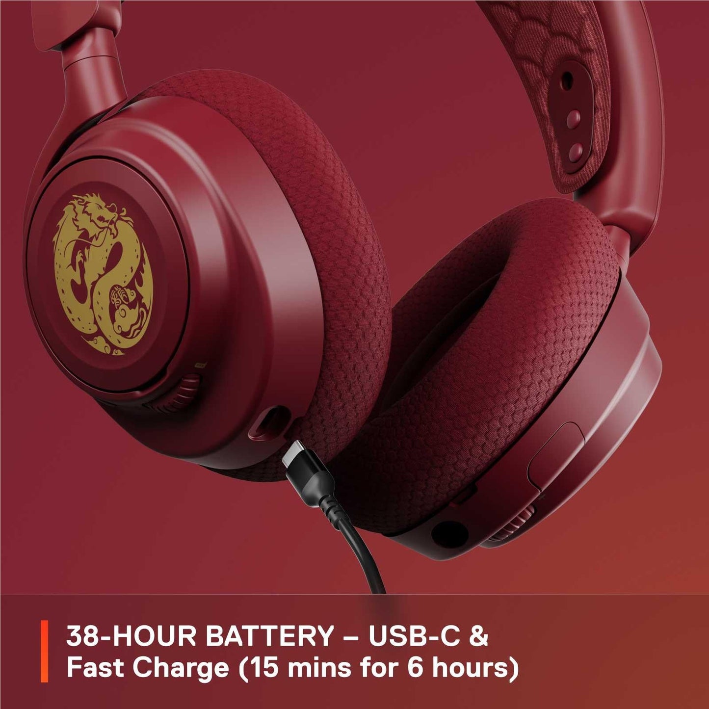 SteelSeries Arctis Nova 7 Wireless Gaming Headset - Dragon Edition