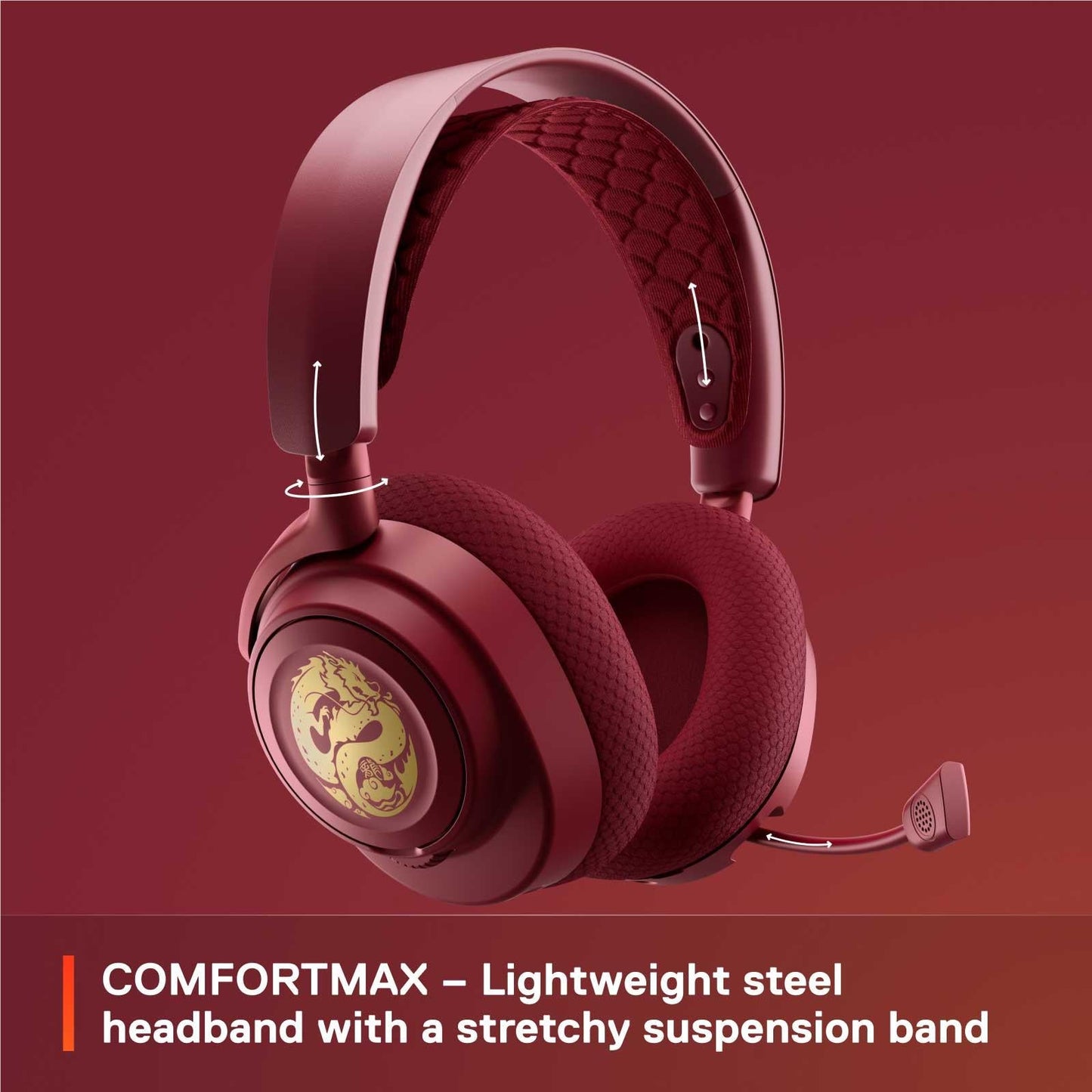 SteelSeries Arctis Nova 7 Wireless Gaming Headset - Dragon Edition