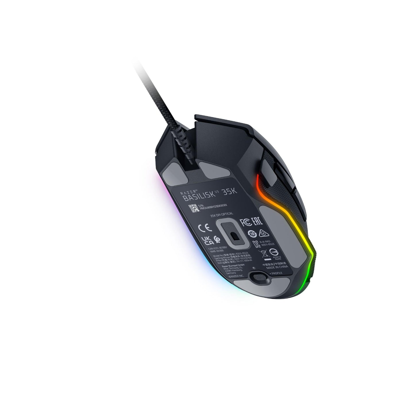 Razer Basilisk V3 35K Wired Gaming Mouse - Black