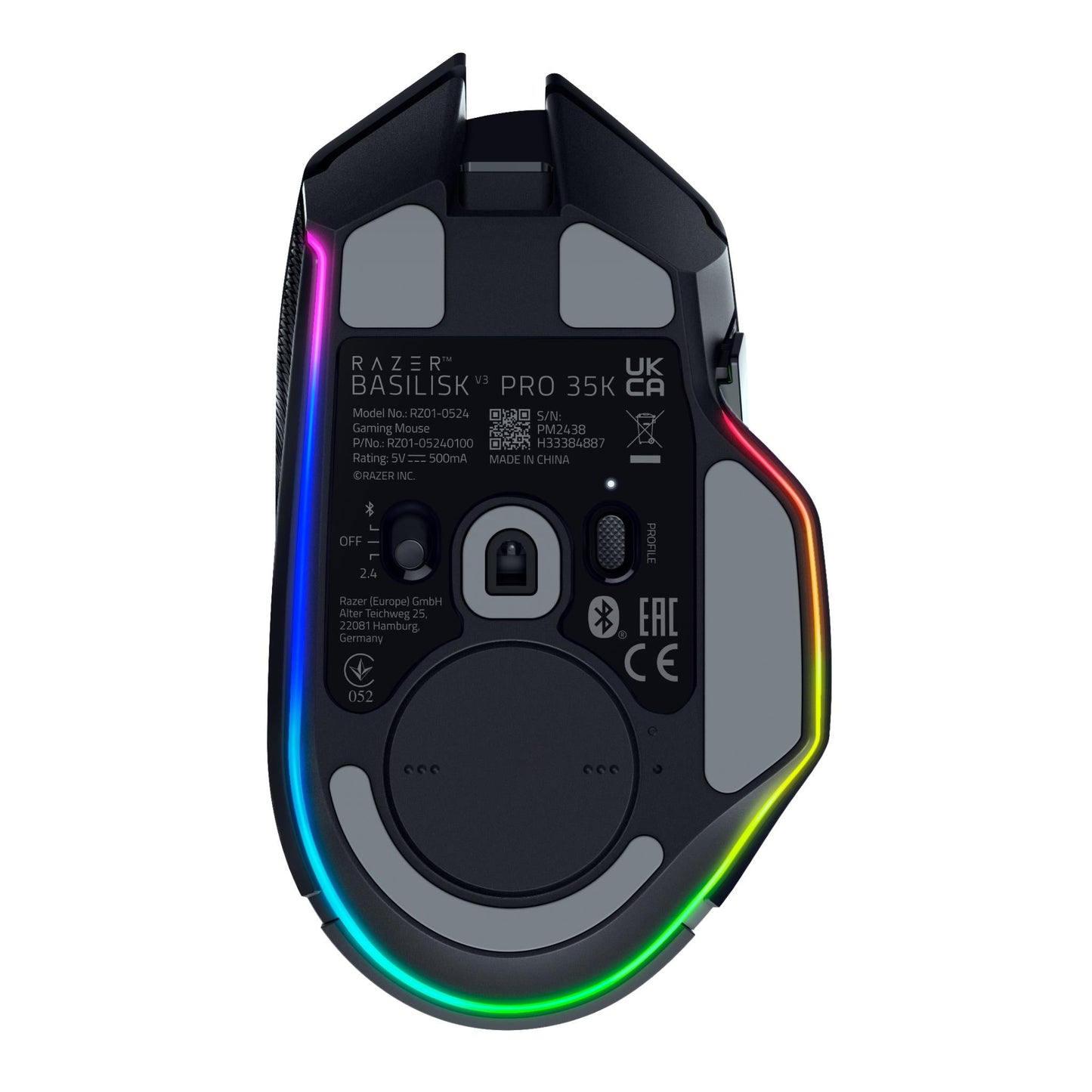 Razer Basilisk V3 Pro 35K Wireless Gaming Mouse- Black