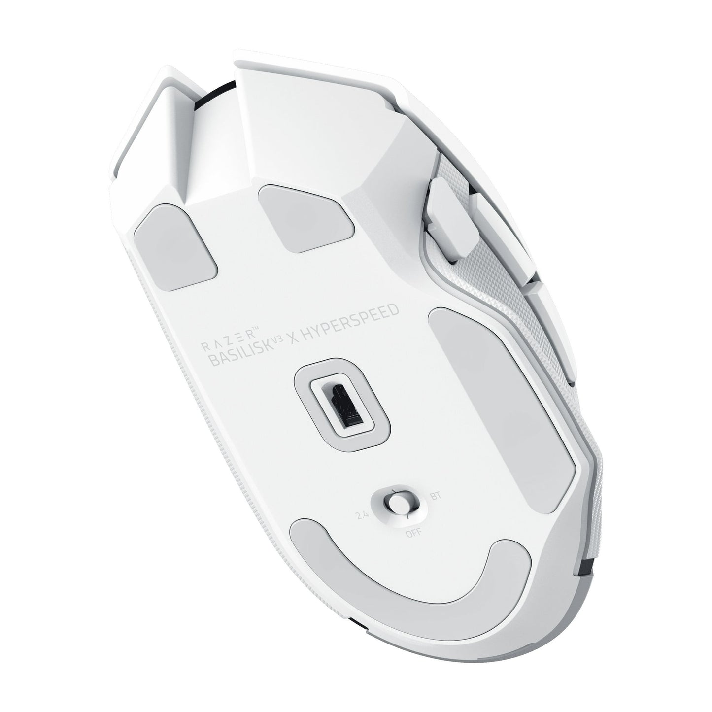 Razer Basilisk V3 X Hyperspeed Wireless Ergonomic Gaming Mouse - White