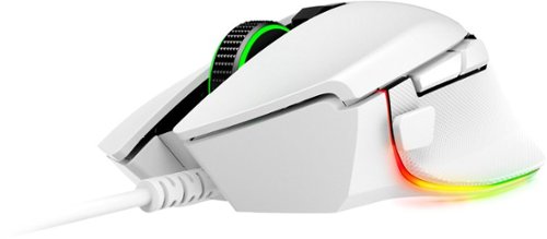 Razer Basilisk V3 Wired Ergonomic Gaming Mouse with Chroma RGB - White
