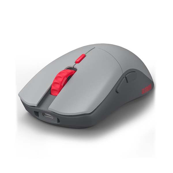 Glorious Forge Series One Pro Wireless Gaming Mouse - Centauri Grey/Red