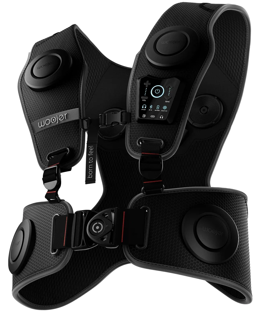 Woojer VEST 3 - Wearable Haptic Vest for Immersive VR, Gaming & Music