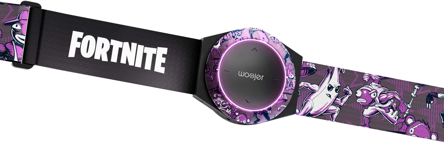 Woojer STRAP 3 - Fortnite Throwback Purple - Wearable Haptic Body Strap for VR, Gaming & Music