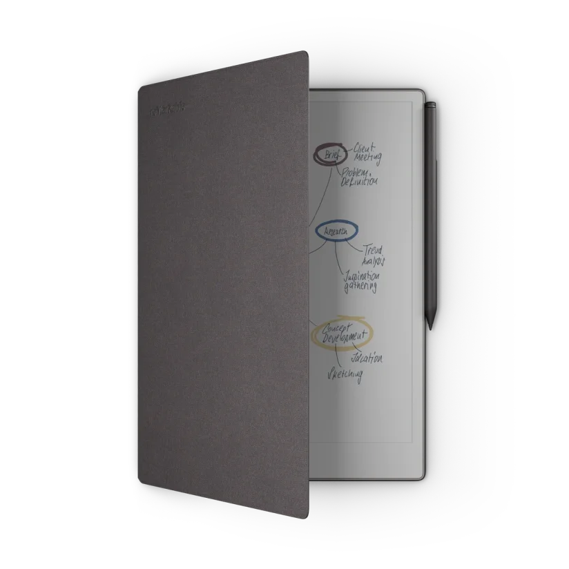 reMarkable Paper Pro 11.8" Tablet Bundle with Marker Plus and Basalt Mosaic Book Folio