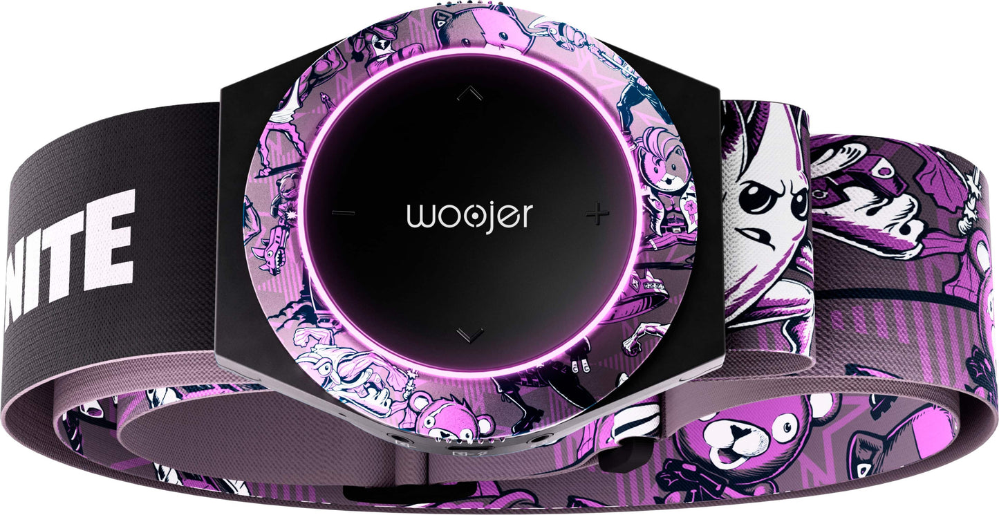 Woojer STRAP 3 - Fortnite Throwback Purple - Wearable Haptic Body Strap for VR, Gaming & Music