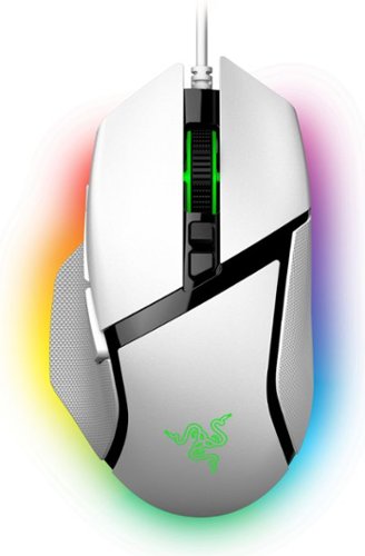 Razer Basilisk V3 Wired Ergonomic Gaming Mouse with Chroma RGB - White