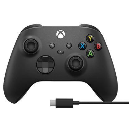Microsoft Xbox Wireless Controller - Carbon Black + USB-C Cable