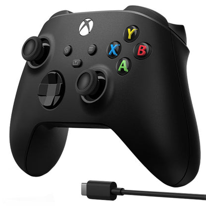 Microsoft Xbox Wireless Controller - Carbon Black + USB-C Cable