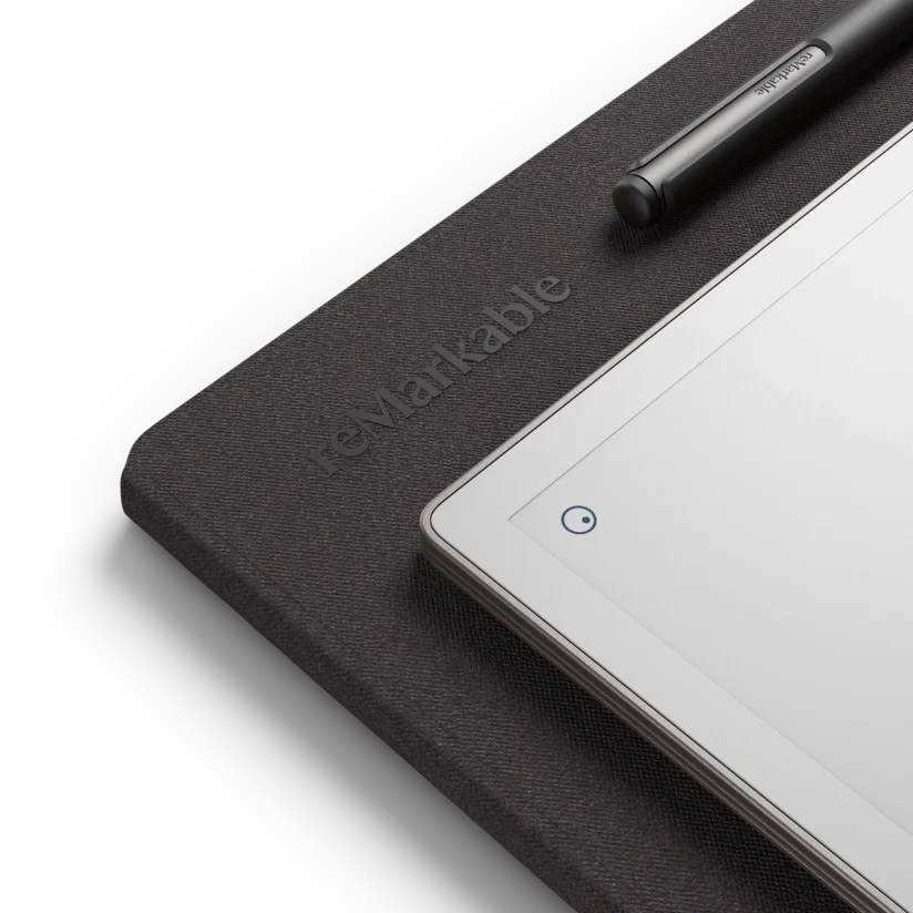 reMarkable Paper Pro 11.8" Tablet Bundle with Marker Plus and Basalt Mosaic Book Folio