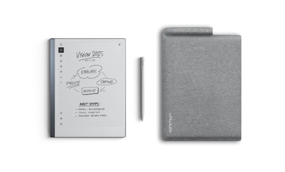 reMarkable 2 10.3" Paper Tablet Bundle with Grey Folio Sleeve and Marker Basic
