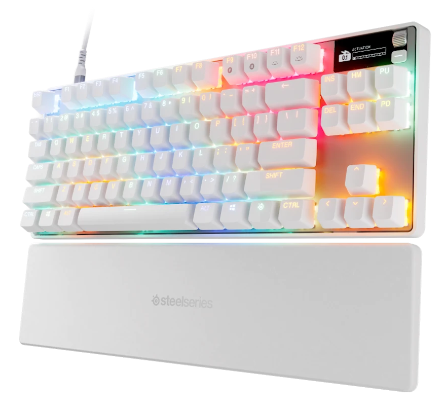 Steelseries Apex Pro TKL Gen 3 Gaming Keyboard - White