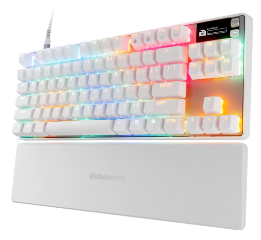 Steelseries Apex Pro TKL Gen 3 Gaming Keyboard - White