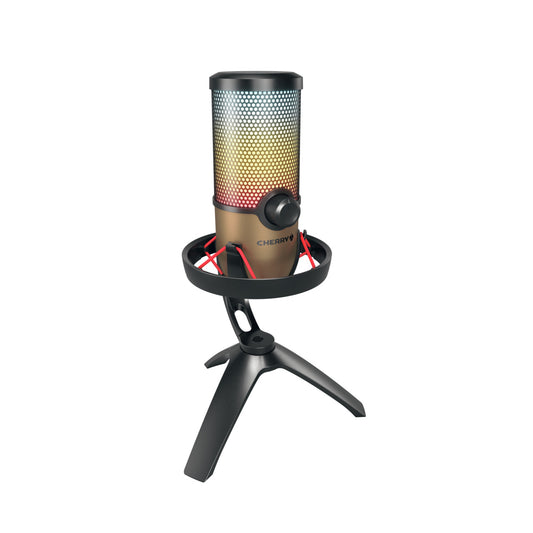 CHERRY UM 9.0 PRO RGB USB Microphone - Black/Copper