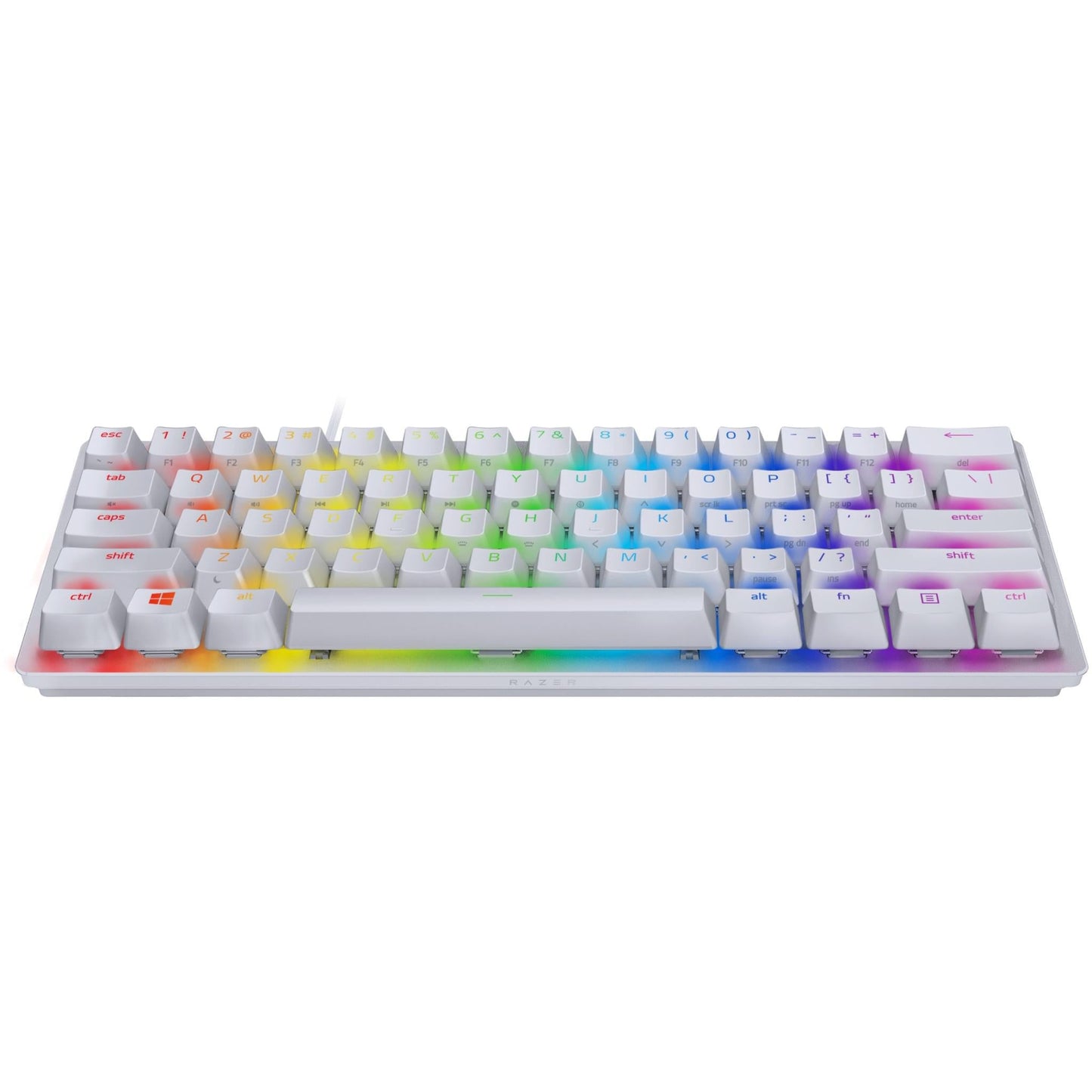 Razer Huntsman Mini 60% Gaming Keyboard - Mercury White
