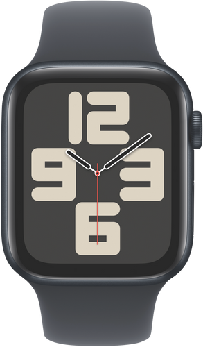 Apple Watch SE (2nd Generation)(44mm) - GPS + Cellular - Aluminium Case - Sport Band (M/L) - Midnight