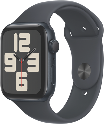 Apple Watch SE (2nd Generation)(44mm) - GPS + Cellular - Aluminium Case - Sport Band (M/L) - Midnight