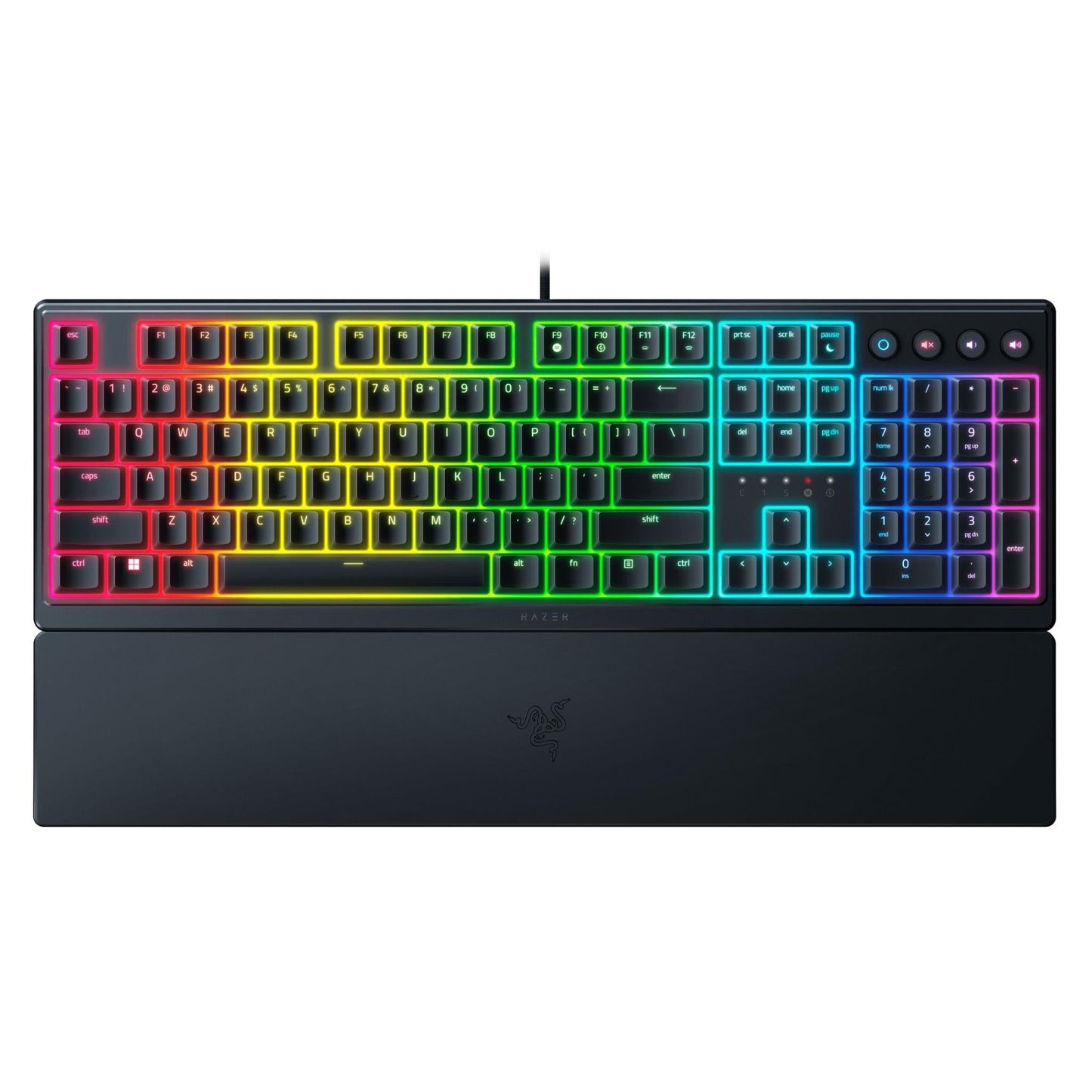 Razer Ornata V3 Low-profile Ergonomic RGB Gaming Keyboard Full-Size