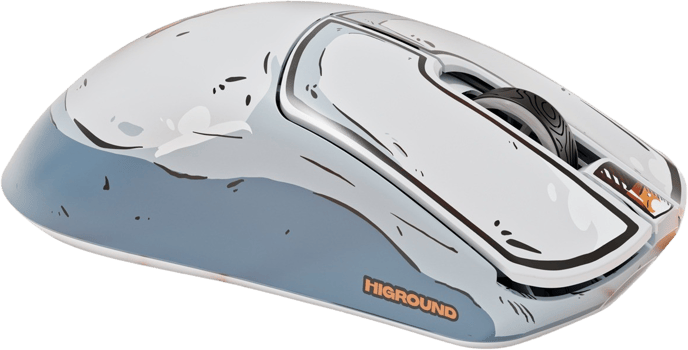 Higround Yuma 4K Wireless Gaming Mouse - Celshade