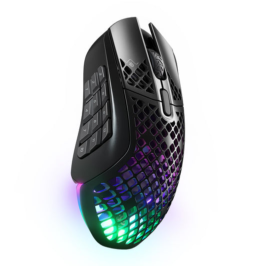 SteelSeries  Aerox 9 Wireless Ultra Lightweight Super-Fast MOBA/MMO with AquaBarrier Gaming Mouse
