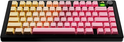 Glorious GPBT Dye Sublimated Keycaps - 114 Keycap Set  - Grapefruit