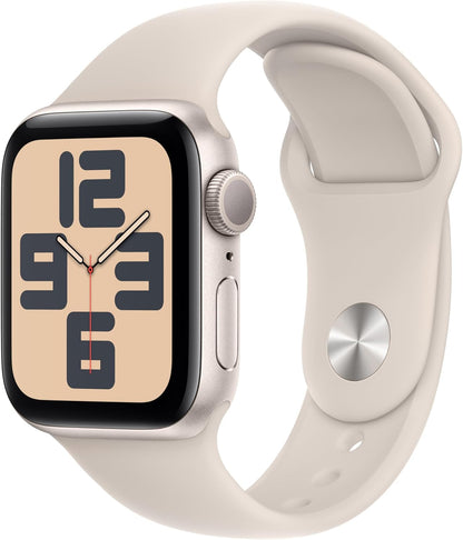 Apple Watch SE (2nd Generation)(40mm) - GPS + Cellular - Sport Band (S/M) – Starlight