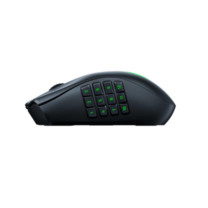 Razer Naga V2 Pro Modular Wireless MMO Gaming Mouse - Black