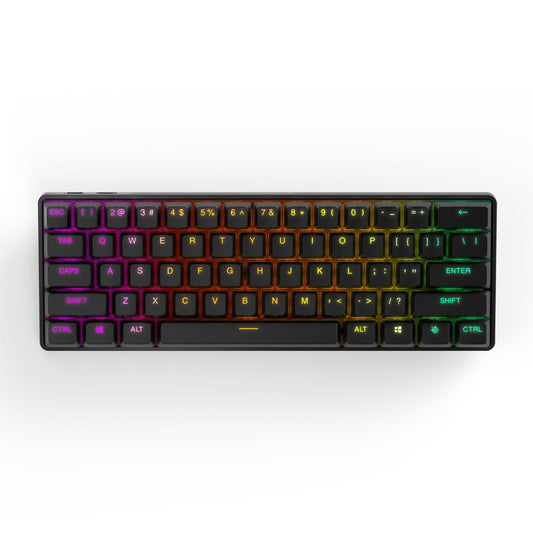 SteelSeries Apex Pro Mini 60% Wireless Mechanical OmniPoint Adjustable Actuation Switch Gaming Keyboard