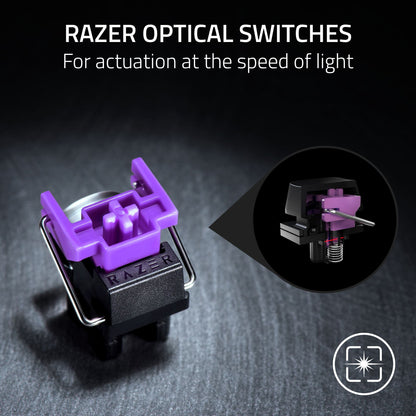 Razer Huntsman Mini 60% Gaming Keyboard - Quartz Pink