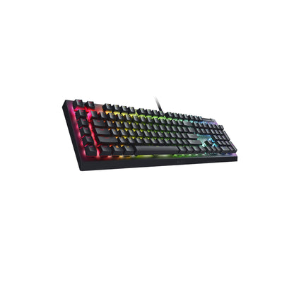 Razer BlackWidow V4 Pro Mechanical Gaming Keyboard RGB - Yellow Linear Switch - Black