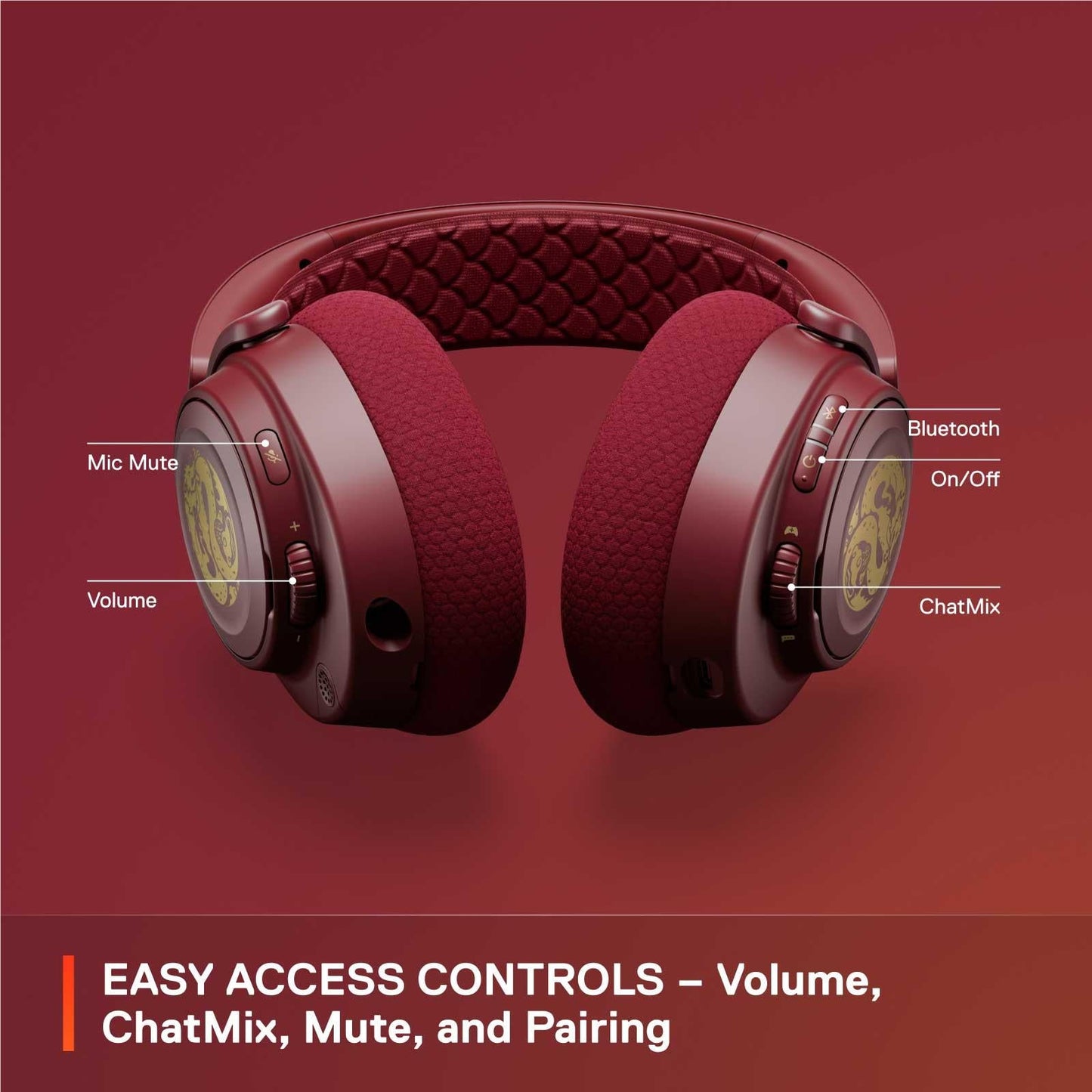SteelSeries Arctis Nova 7 Wireless Gaming Headset - Dragon Edition