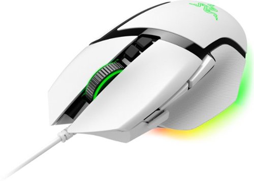 Razer Basilisk V3 Wired Ergonomic Gaming Mouse with Chroma RGB - White