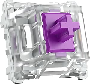 Glorious Kailh Purple Pro Mechanical Keyboard Switches - 120 Pack