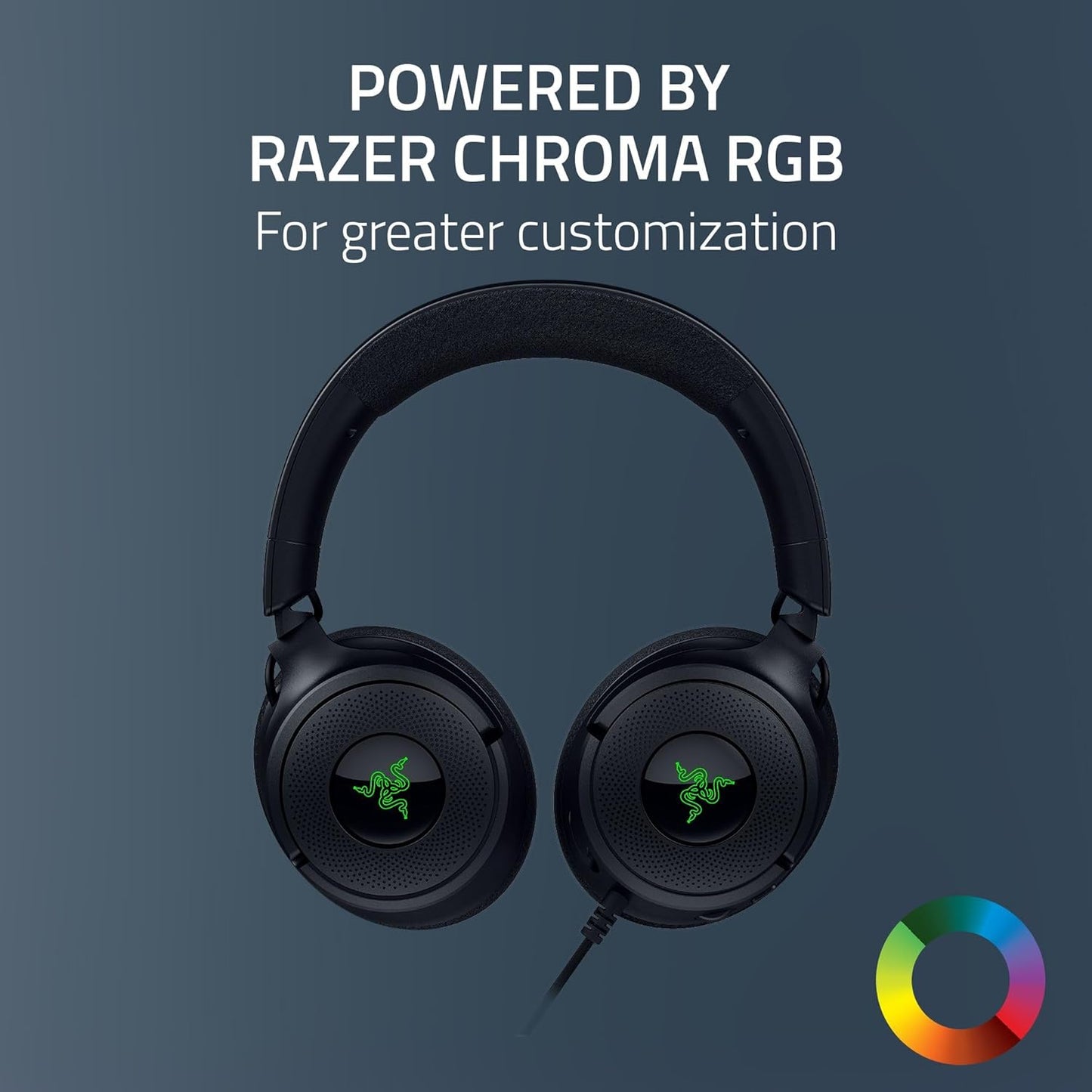 Razer Kraken V4 X Wired Gaming Headset with Chroma RGB - Black