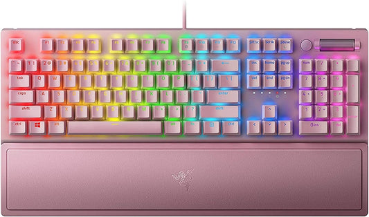 Razer BlackWidow V3 Mechanical Gaming Keyboard - Green Switch - Quartz / Pink